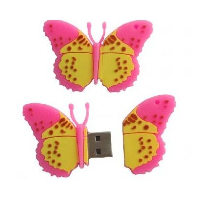 Maßgefertigte USB-Stick in Form eines Schmetterlings - Topgiving